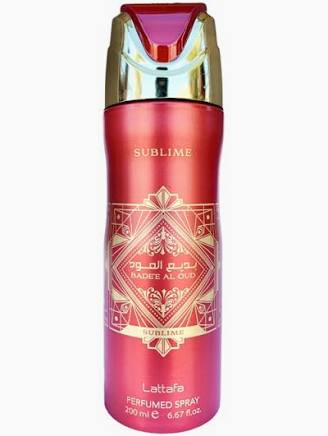 Badee Al Oud Sublime body spray 200ml by Lattafa